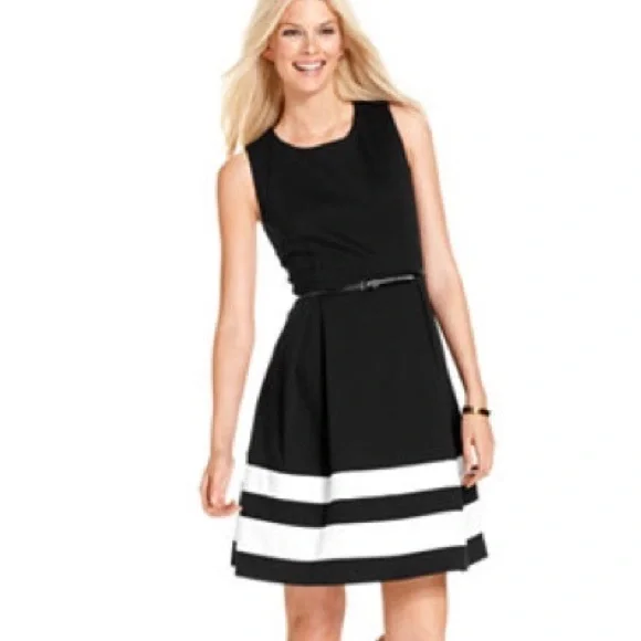 green emerald velvet dress Calvin Klein Women's Sleeveless Floral Embroidered Fit and Flare Dress,  Black 2, 12 at Amazon Women's Clothing store